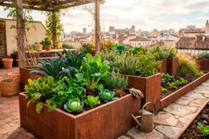 Jardineras de acero